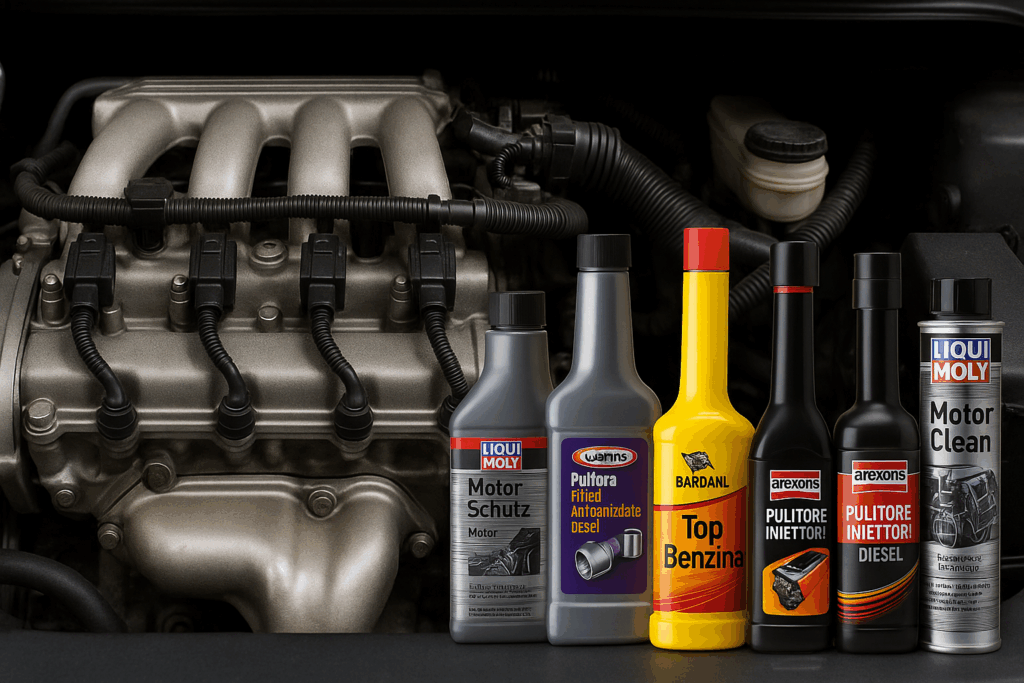Additivi motore pro e contro diesel benzina olio motore guida