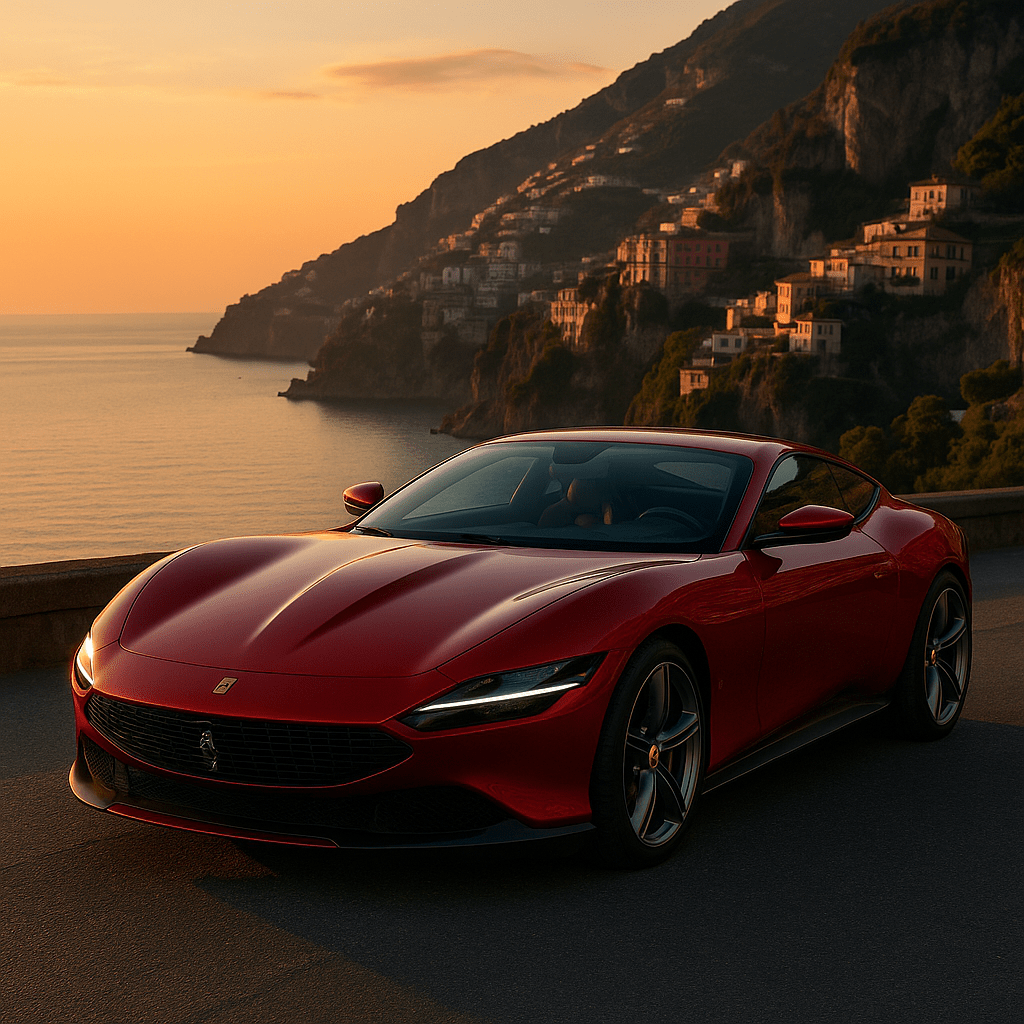 Ferrari Amalfi sulla costiera amalfinata eccellenza italiana