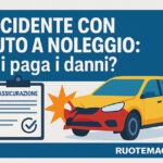 Incidente con auto a noleggio: chi paga i danni?