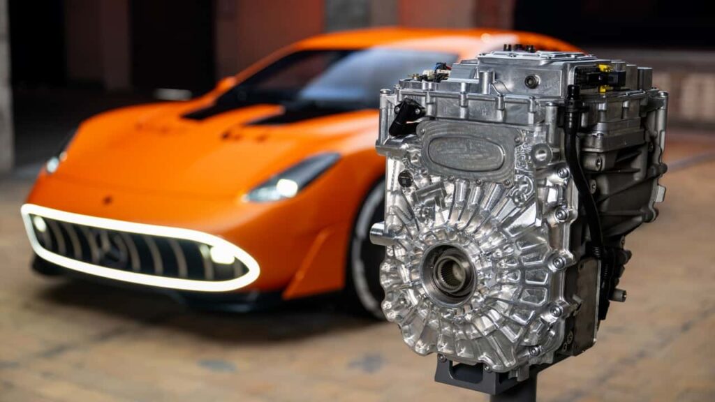 Mercedes amg-GT-xx motore elettrico rivoluzionario tutto su chimica e ricarica ruotemagiche