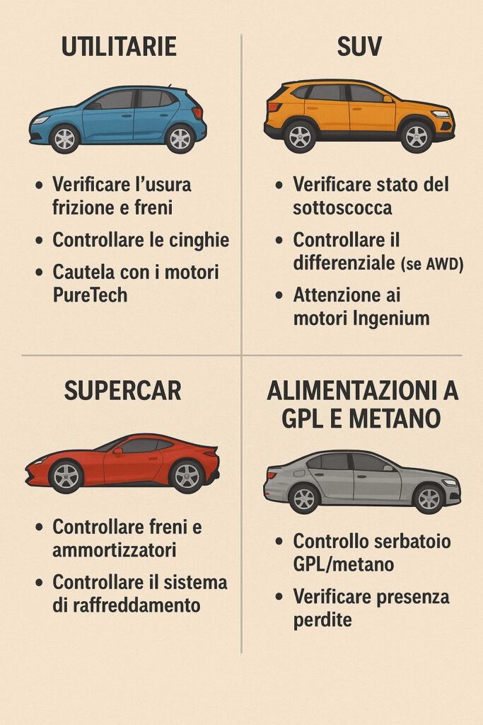cosa controllare a seconda del modello di auto ruotemagiche